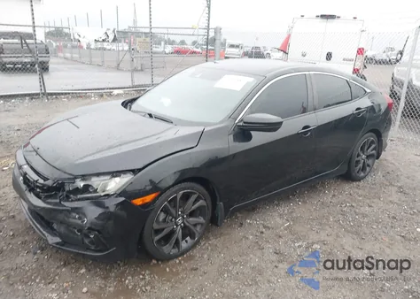 2019 Honda Civic Sport из США, поврежденный, VIN 19XFC2F89KE007520